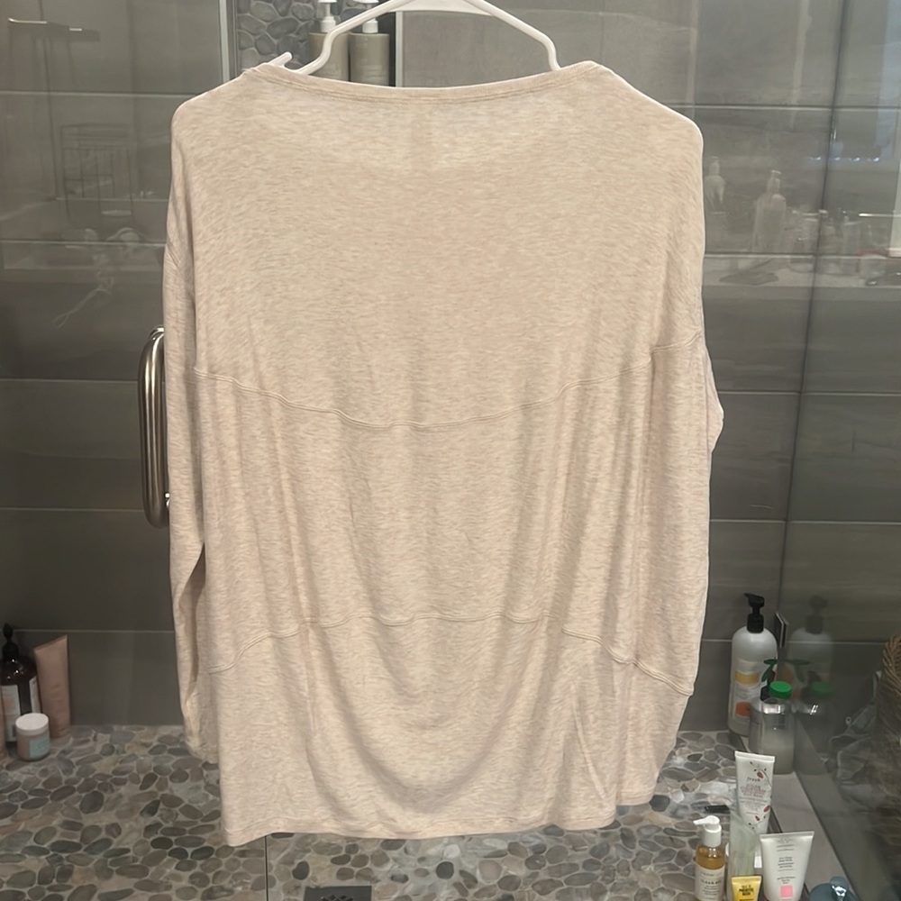 NWOT Lululemon ribbed back in action Pima top